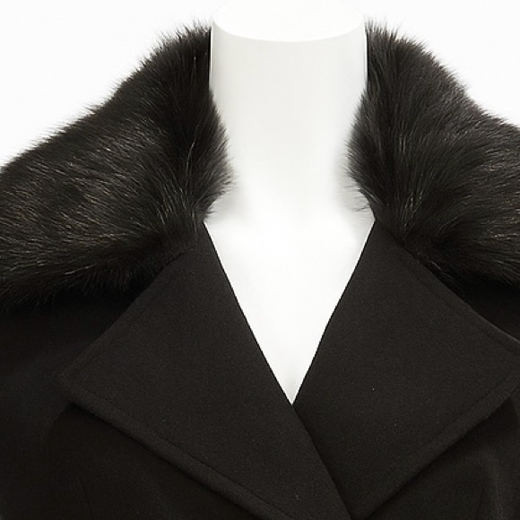 Robert Phillipe New York Quilted Wool-Blend Coat | Double-Breasted | Size M - Picture 5 of 6